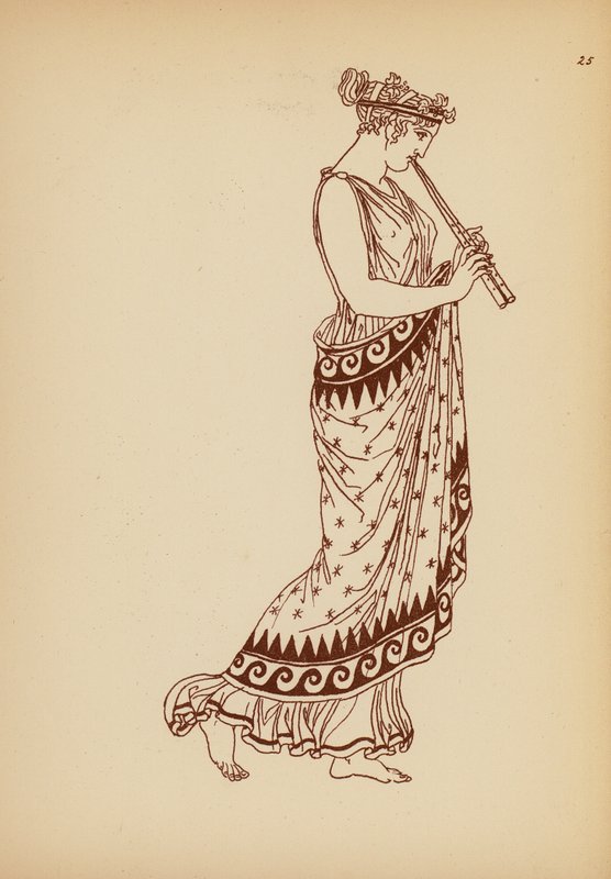 古希腊女性服饰（石版画） 作者 约翰·莫尔·史密斯