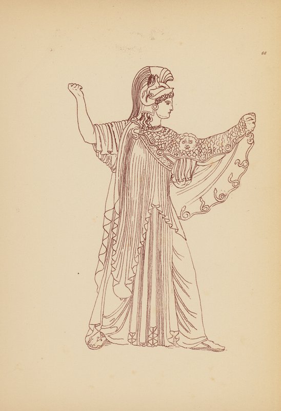古希腊女性服饰（石版画） 作者 约翰·莫尔·史密斯
