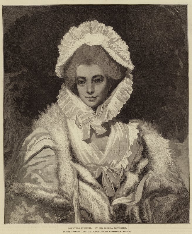 伯爵夫人斯宾塞 作者 约书亚·雷诺兹（Joshua Reynolds）