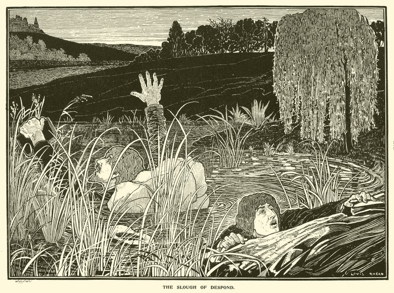 绝望的泥沼（版画） 作者 路易斯·约翰·黑德
