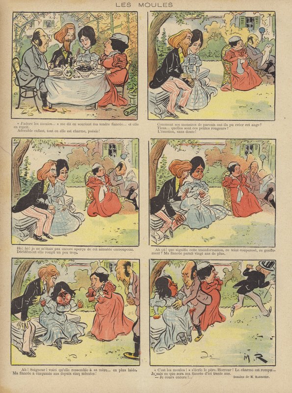 笑的插图 作者 莫里斯·拉迪格（Maurice Radiguet）