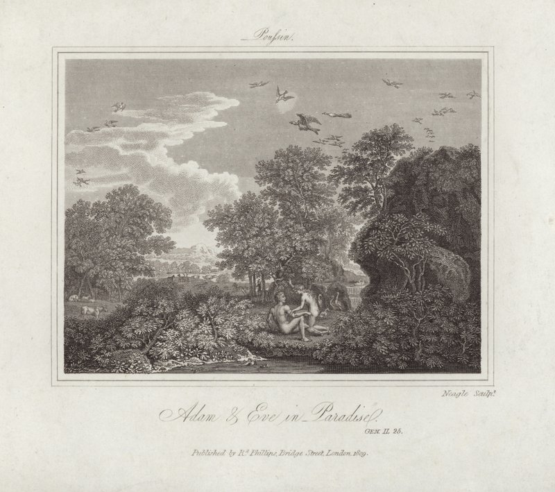 亚当和夏娃 作者 尼古拉斯·普桑（Nicolas Poussin）