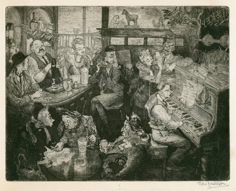 伦敦WW2酒吧场景 作者 彼得·杰克逊