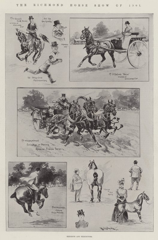 1901年的里士满马展 作者 拉尔夫·切弗
