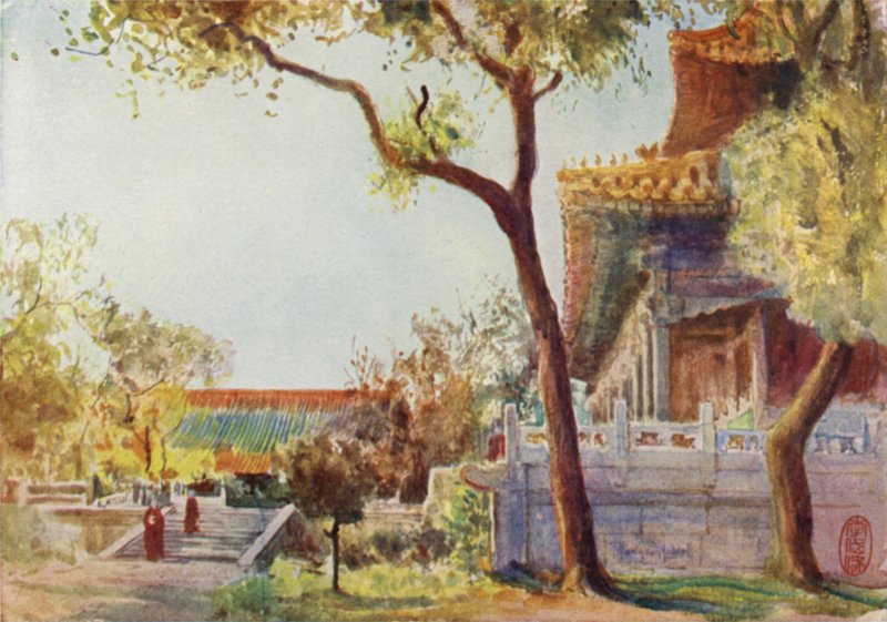 北京附近的黄寺 作者 托马斯·霍奇森·利德尔